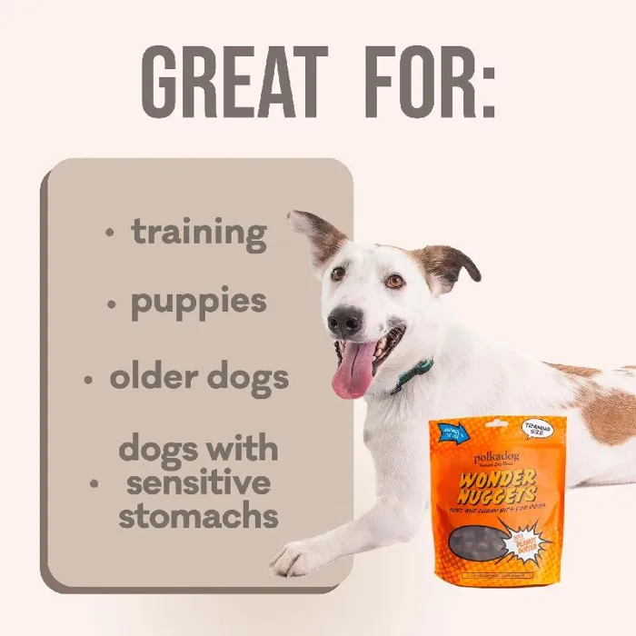 Wonder Nuggets Peanut Butter Dog Treats 12-oz