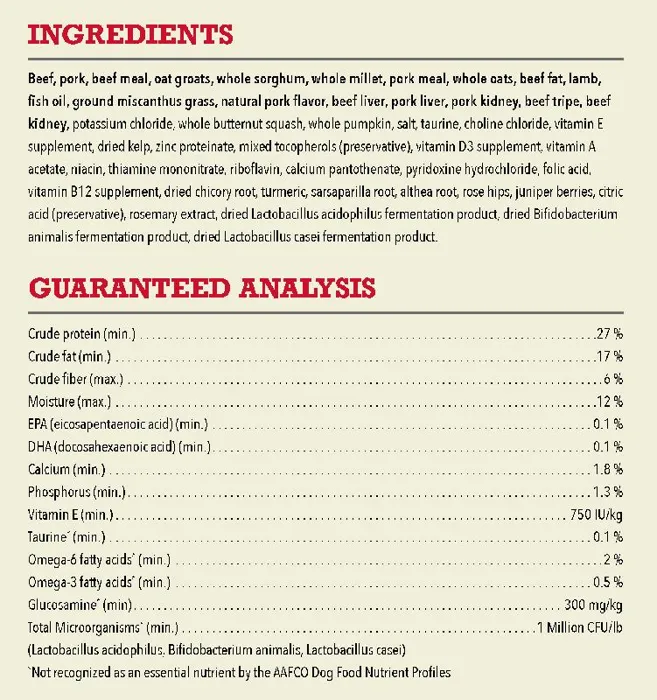 Acana Wholesome Grains Red Meat & Grains Dry Dog Food 22.5-lb