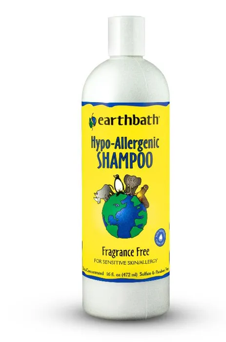 Hypo Allergenic Shampoo Fragrance Free 16-oz