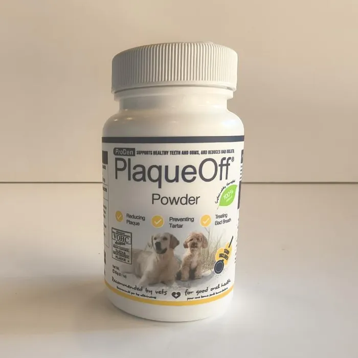 Plaque Off Powder Dog & Cat Kelp Oral Care Supplement 60-g