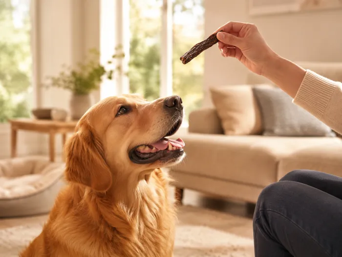 Zeal Beef Jerky Tenders dog reward lifestyle