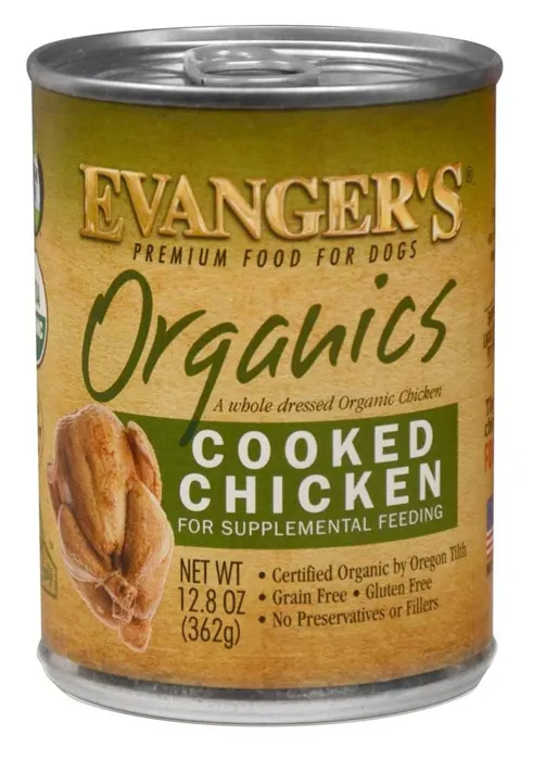Evanger's Organics Cooked Chicken 12.5-oz