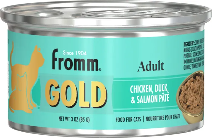 Fromm Cat Can Gold Pate Adult Ckn/duck/slmn 3-oz