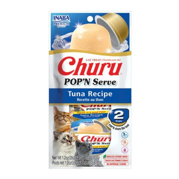 Inaba Churu Pop N Serve Tuna 1.2-oz 2-pk