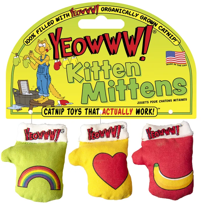 Yeowww! Kitten Mittens 3-pack package front