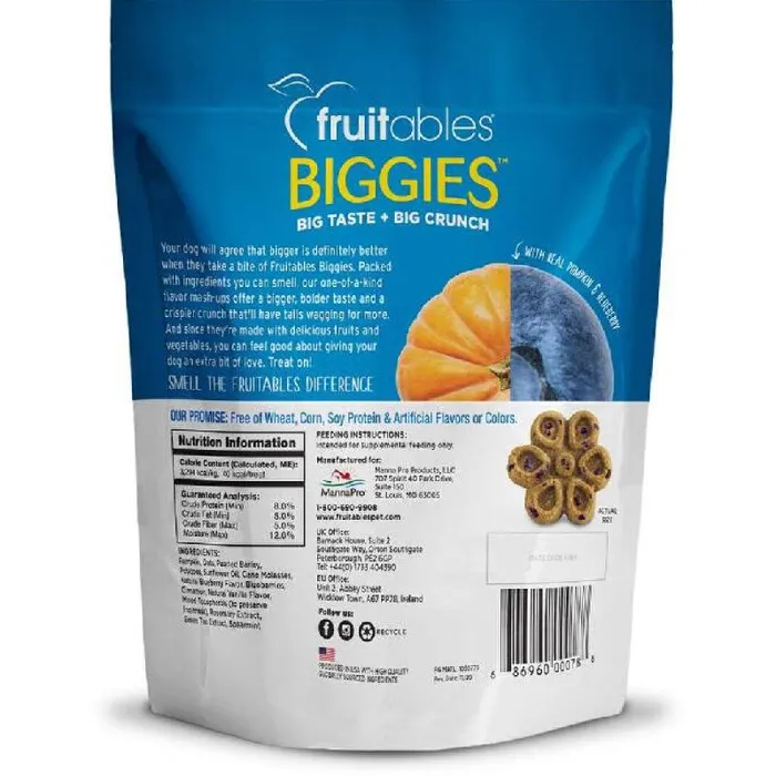 Fruitables Biggies Pumpkin & Blueberry 16-oz