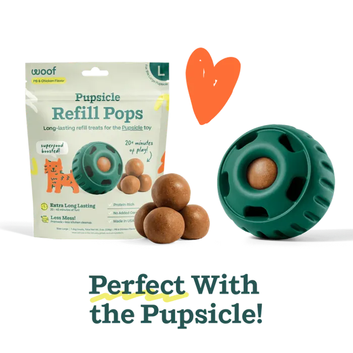 Woof X-large Pops Treat Chicken Pb 12-oz