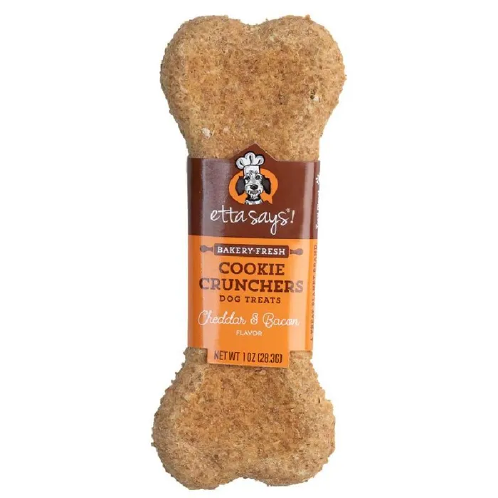 Etta Says Dog Cookie Cruncher Cheddar Treat 5"