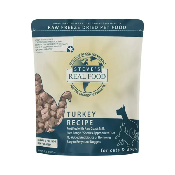 Steve's Real Food Freeze Dried Turkey 1.25-lbs
