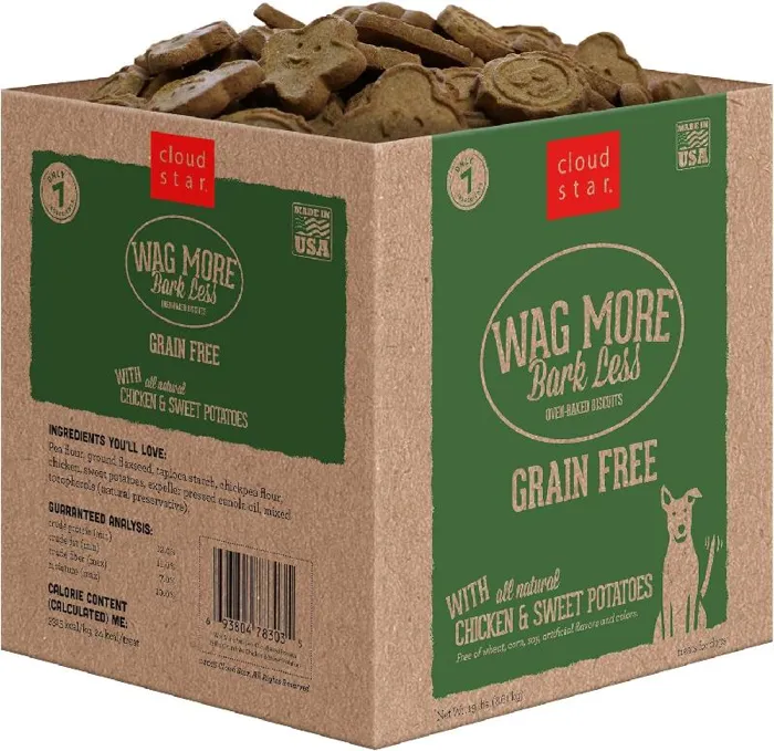 Wag More Bark Less Oven Baked Crunchy Pb Trt 16-oz