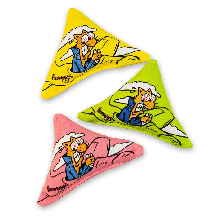 Yeowww! Purrr-Muda Triangle Pink toy color assortment