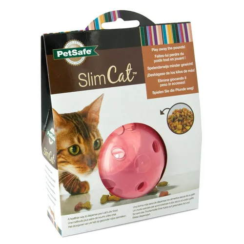 Slimcat Feeder Ball Pink One Size