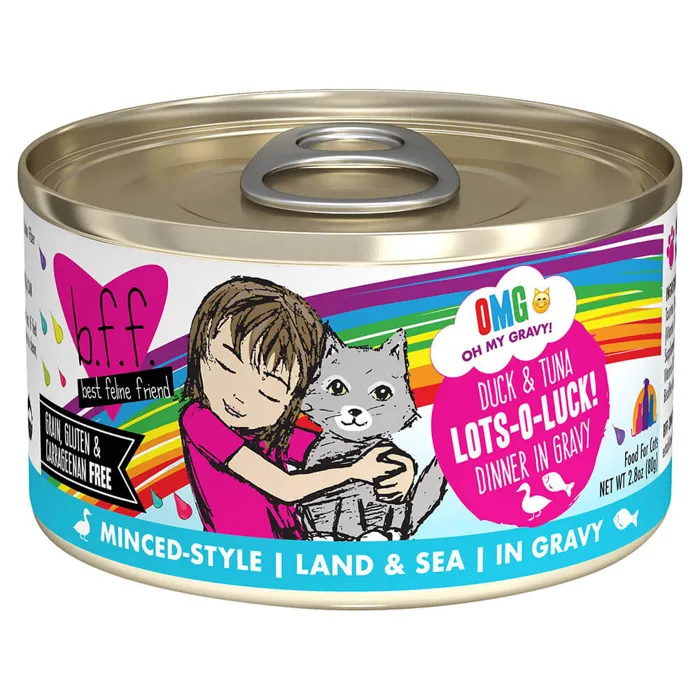 Weruva Bff Omg Lots-o-luck Duck And Tuna 2.8-oz