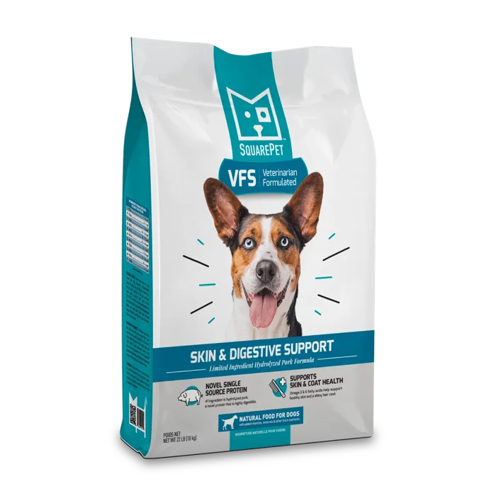 Squarepet Dog Dry Veterinarian Formulated Sensitive Skin & Digestive 4.4-lb