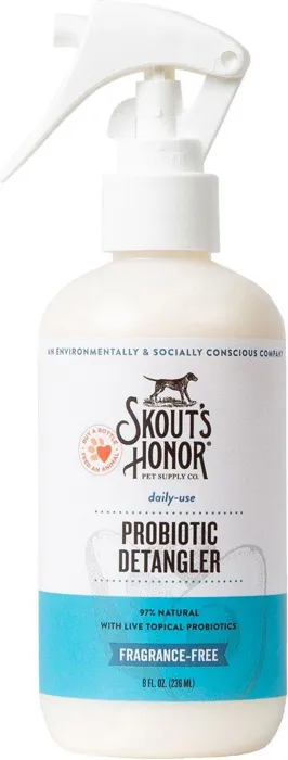 Skout's Honor Probiotic Detangler Unscented 8-oz