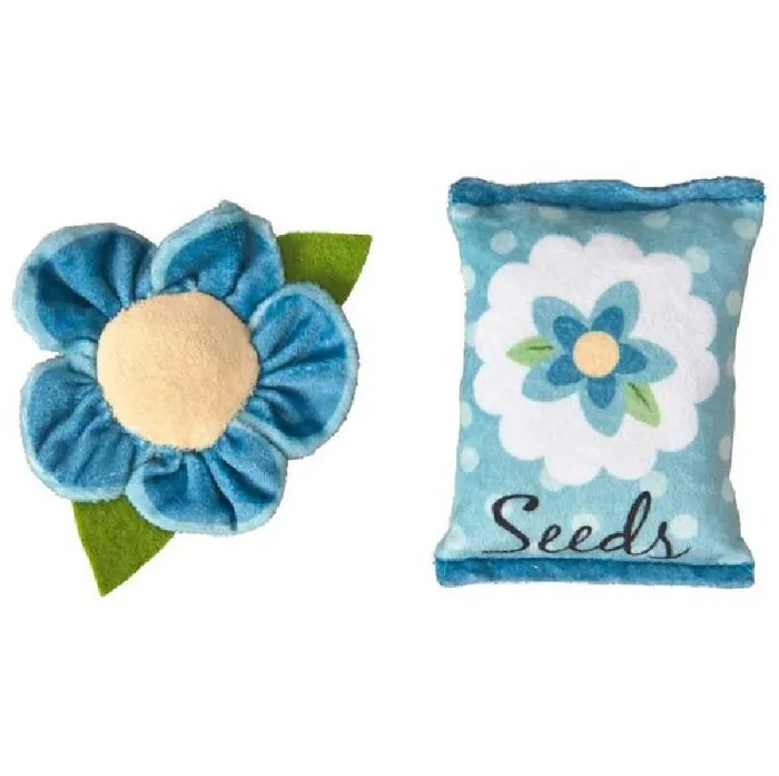 Flower Garden Cat Toy 2pk Asst 52223 Ethical 48/cs