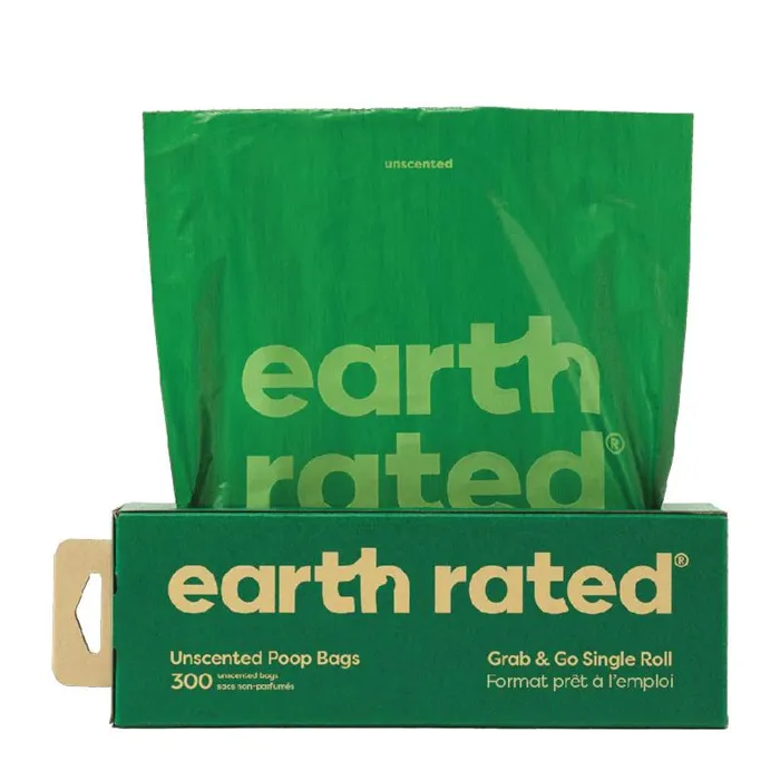 Earth Rated Poop Bags Unscented Value Pack 300-ct