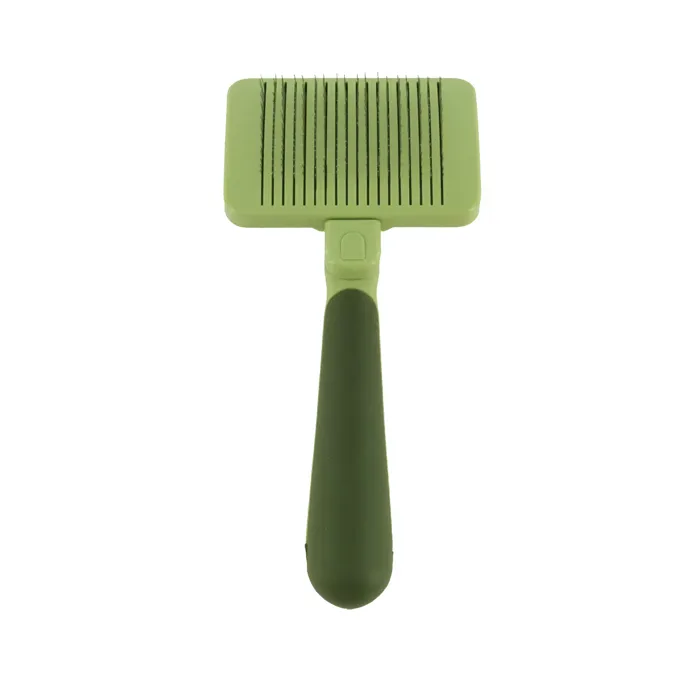 Safari cat self-cleaning slicker brush front view