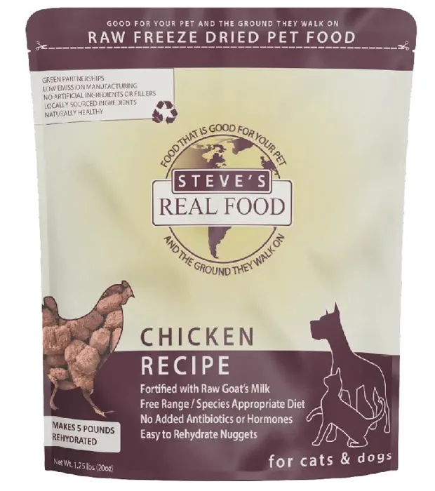 Steve's Real Food Freeze Dried Chicken 1.25-lbs