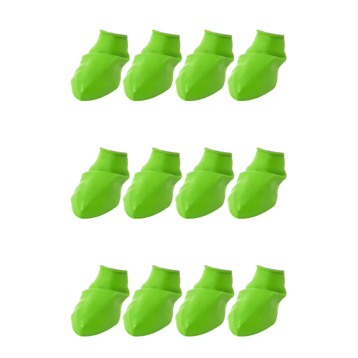 Pawz Rubber Dog Boots Tiny Apple Green loose boots