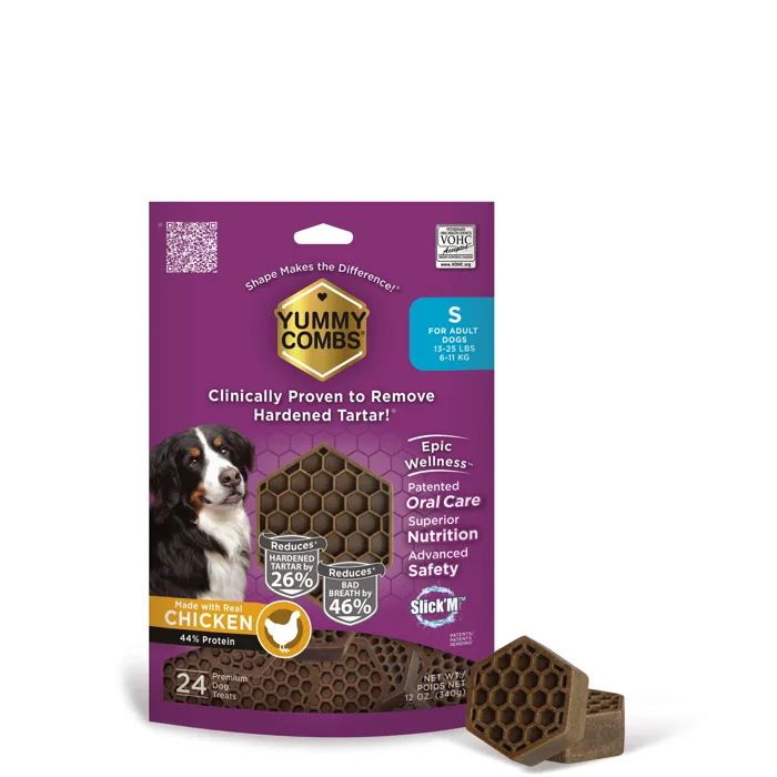 Yummy Combs chicken small 12-ounce bag front