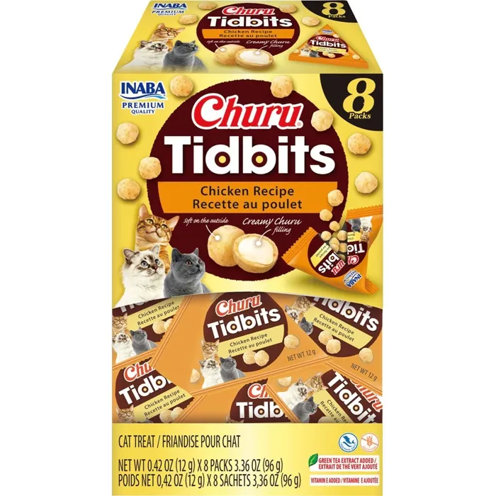 Inaba Churu Tidbits Chicken 8-pk