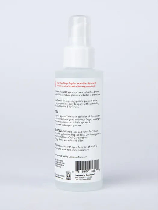 Skout's Honor Advanced Dental Drops 4-oz