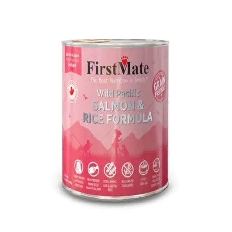 Firstmate Grain Friendly Wild Slmn & Rice Wet Dog Food, 12.2-oz