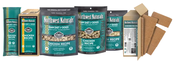 Northwest Naturals Chicken Recipe 6-lb frozen packaging assortment
