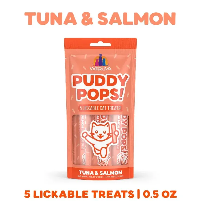 Weruva Puddy Pops Tuna & Salmon 5-treat pack