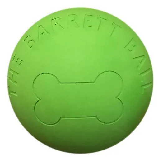 "the Barrett Ball" Large Rubber Dog Toy Large