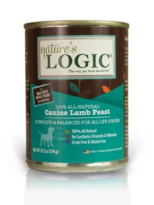Nature's Logic Dog Gf Lamb Pate Can 13.2-oz
