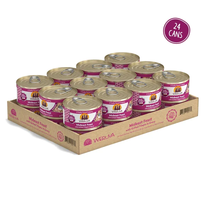 Weruva Mideast Feast 3-ounce 24-can case