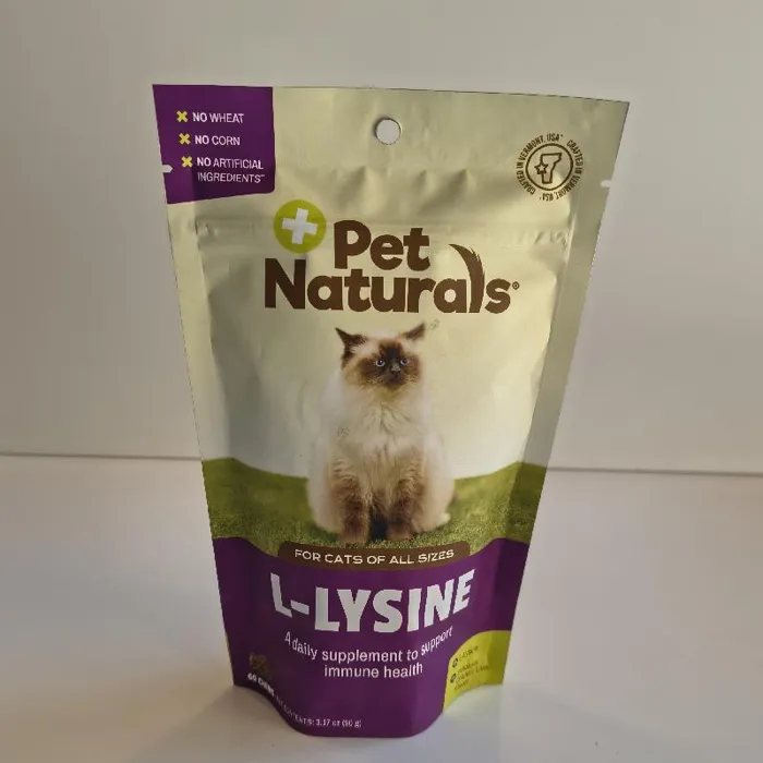 Pet Naturals L-lysine Cat Chews, 3.74-oz, 60 Count