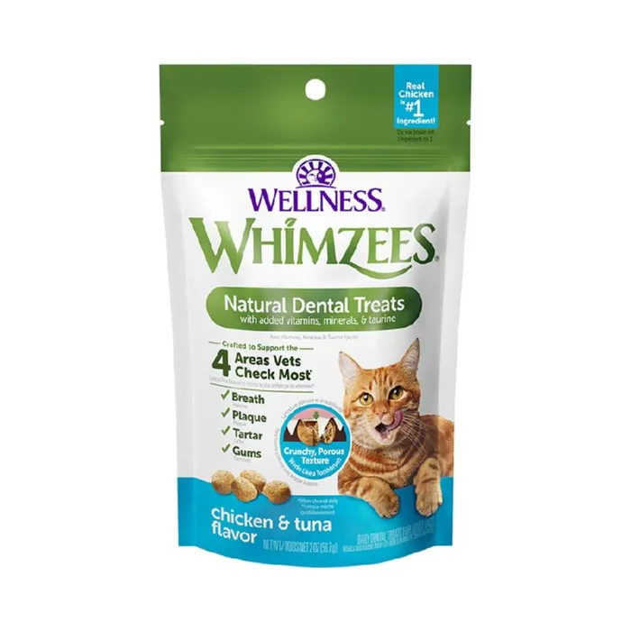 Whimzees Cat Dental Treat Chicken & Tuna 2-oz