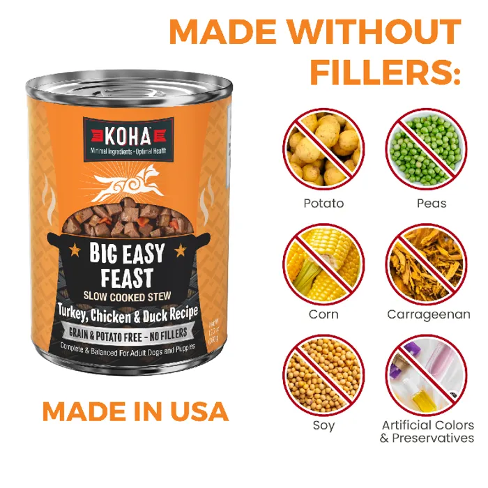 Koha Grain & Potato Free Big Easy Feast 12.7-oz