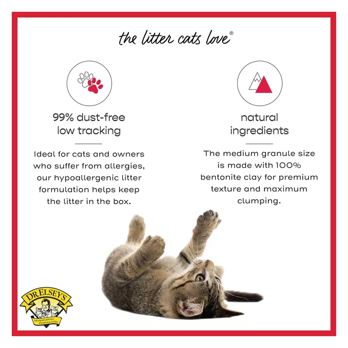 Dr. Elsey's Cat Attract litter low-dust natural ingredients