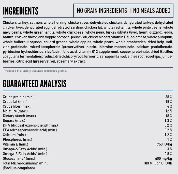 Orijen Dog Food, Original, Grain Free 13-lb