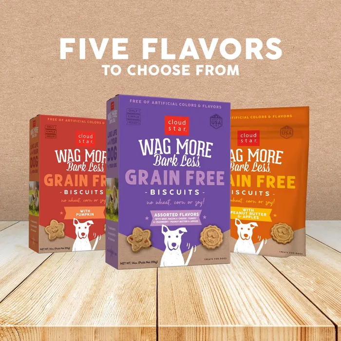 Cloud Star Wag More Bark Less flavor range