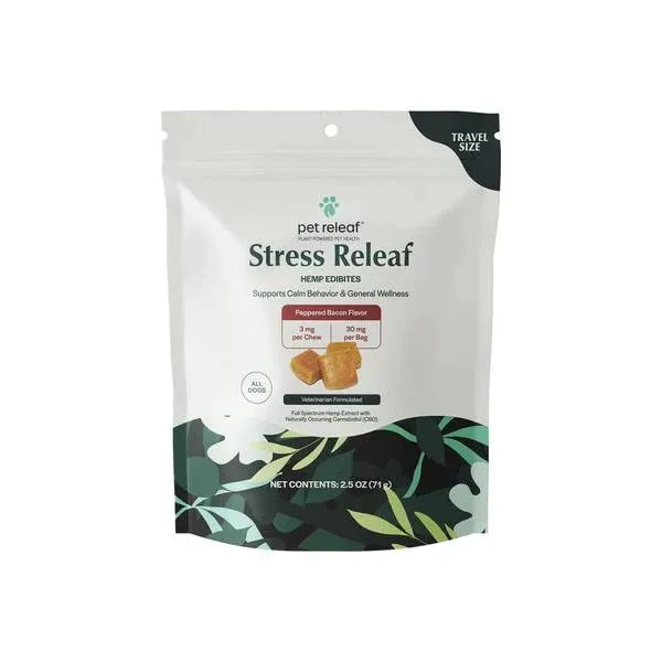 Pet Releaf Dog Dr Stress Sftchw Bacn Small 2.25-oz