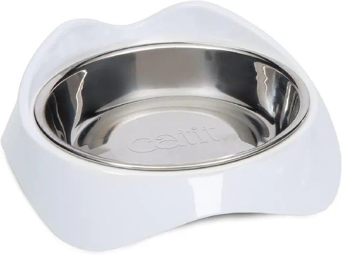 Catit Pixi Dish White Sngl