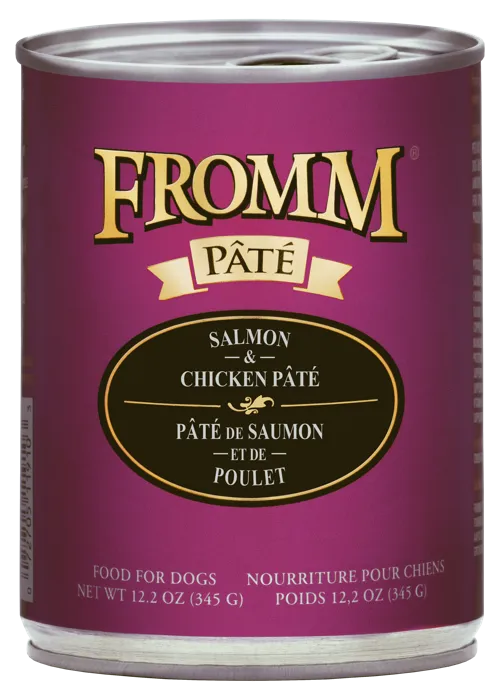 Fromm Dog Salmon & Chicken Pate 12-oz