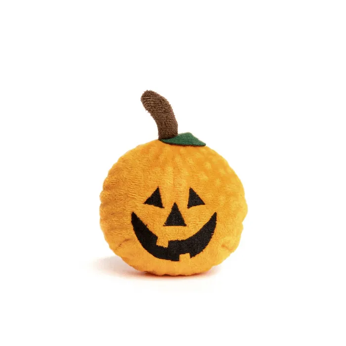 Fab Dog Pumpkin Faball Small orange plush front