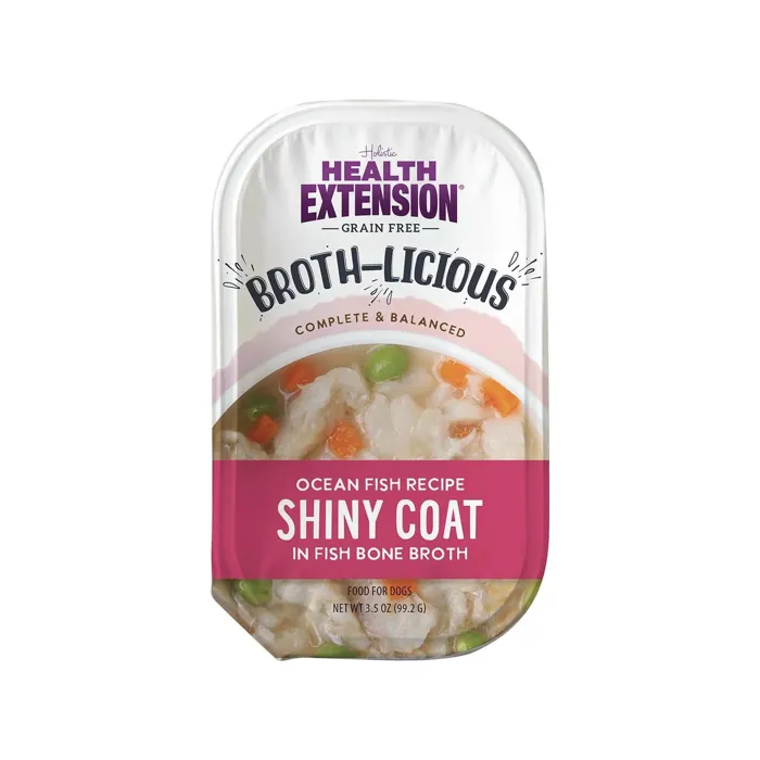 Healthy Extensions Broth Shiny Coat Fish 3.5-oz