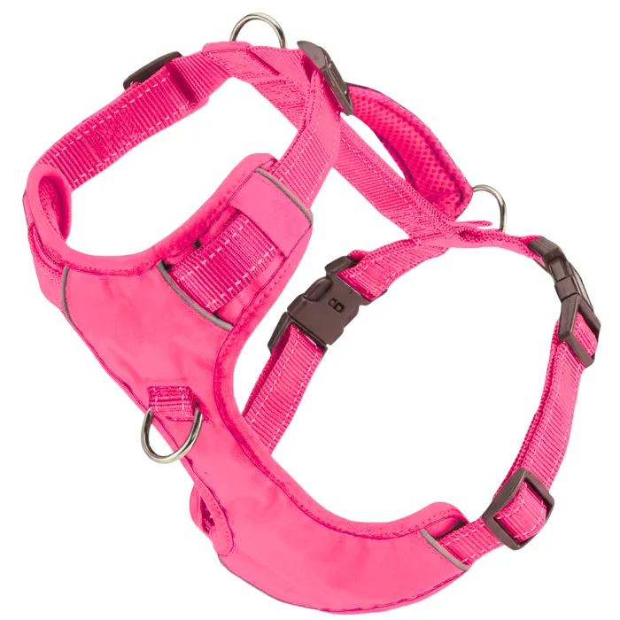 Bay Dog Chesapeake Harness Sunset Pink Medium front three-quarter view