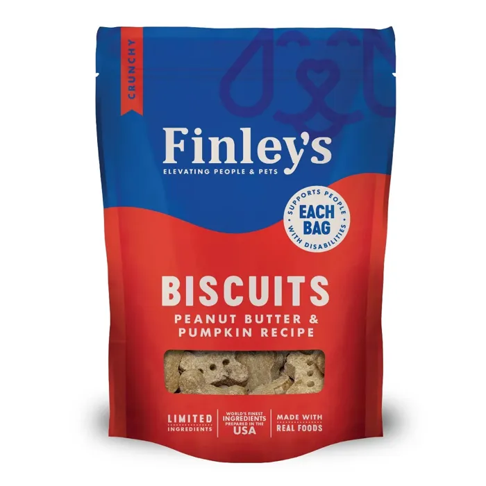 Finley's Crunchy Biscuit Peanut Pumpkin 6-oz
