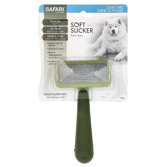 Dog Soft Slicker Brush, No Color, Small