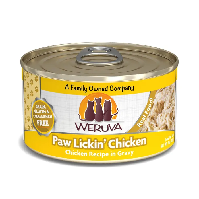 Weruva Classic Cat Paw Lickin' Chicken In Gravy 3-oz