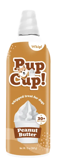 Pup Cup Peanut Butter Frozen Whipped Treat 13 oz can