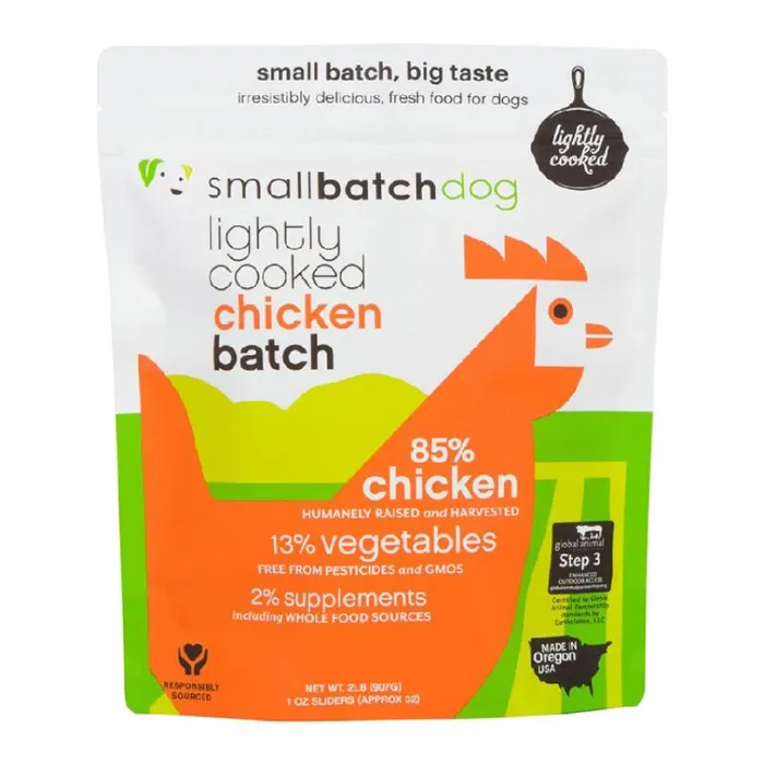 Smallbatch Lightly Cooked Chicken Batch 2 lb front